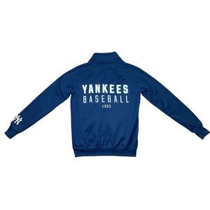 PINK Victoria’s Secret with 5th & ocean navy Yankees baseball zip up jacket
